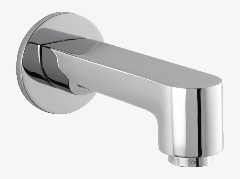 Metris S Tub Spout - Hansgrohe 14413001 S Tub Spout, Chrome, transparent png #737355