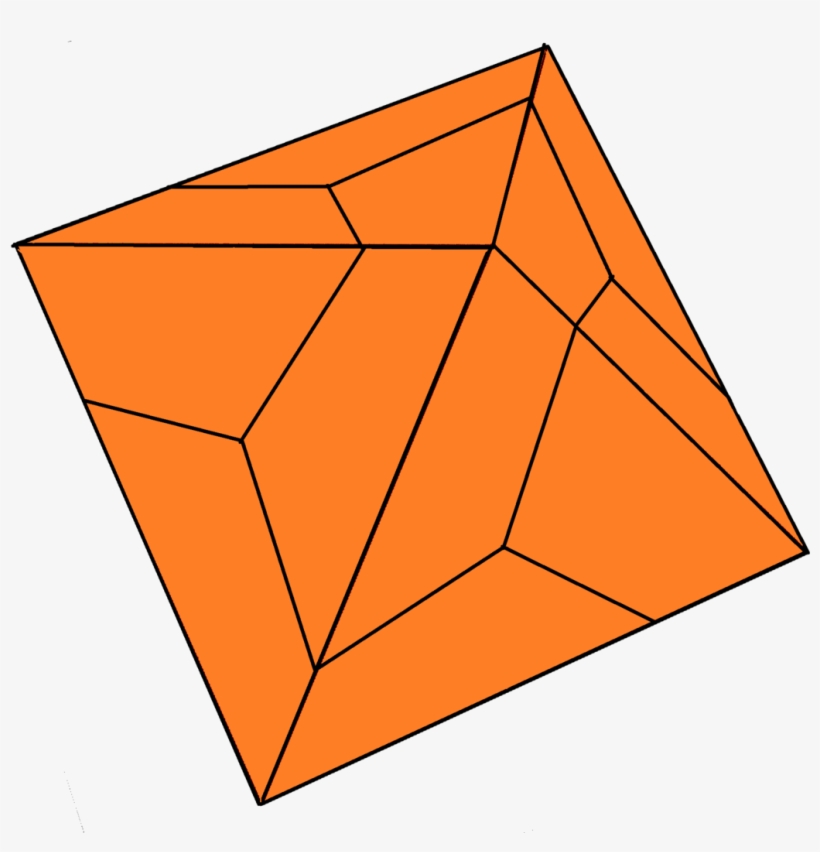 Deltoidal Icositetrahedron Octahedral Gyro - Deltoidal Icositetrahedron, transparent png #737522