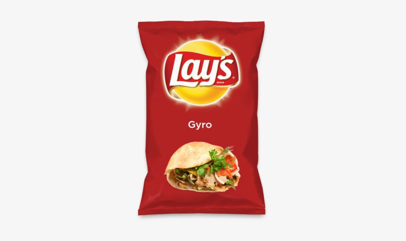 Wouldn't Gyro Be Yummy As A Chip Lay's Do Us A Flavor - Lay's Sour Cream & Onion Flavored Potato Chips, transparent png #737567