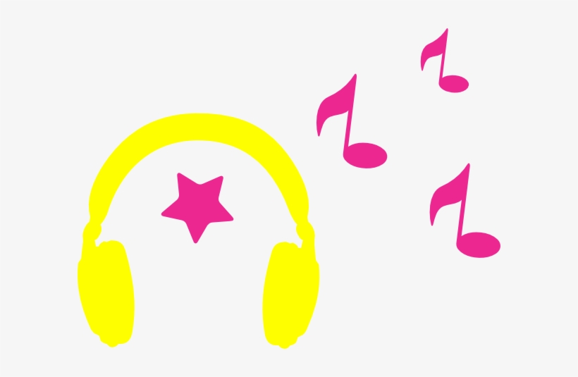 Ipod Clipart Headphone Music Note - Music Headphones Clipart, transparent png #737669