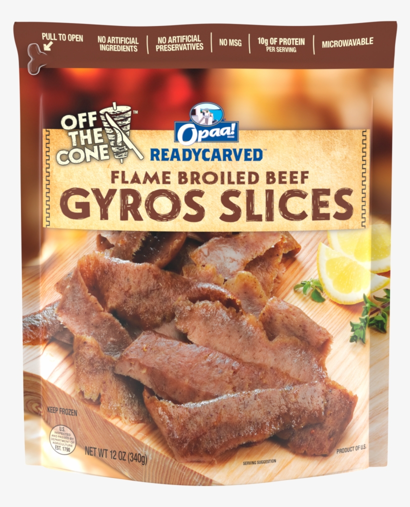 Readycarved™ Beef & Lamb Gyros Slices - Gyro, transparent png #737726