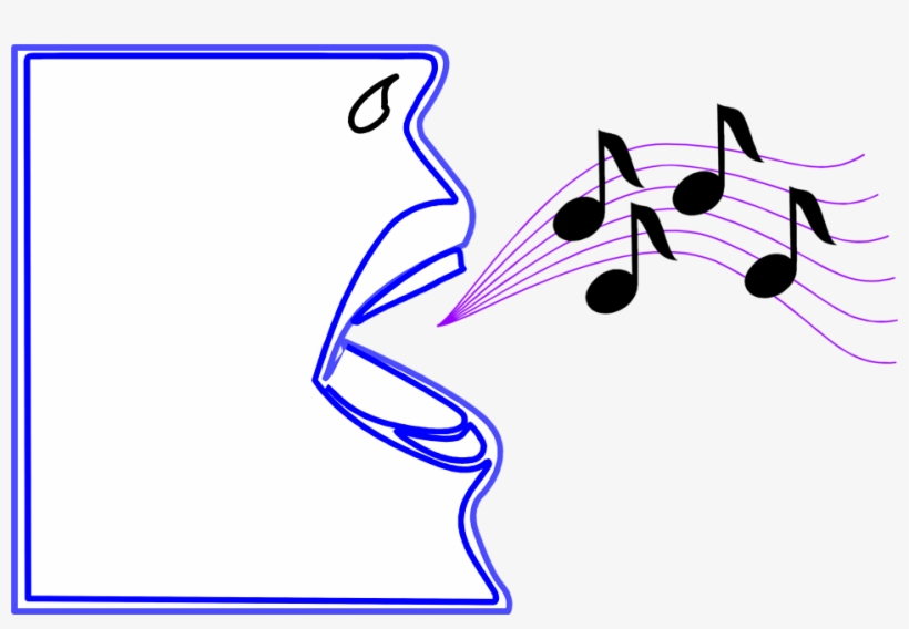 Free Stock Photos - Singing With Music Notes, transparent png #738057