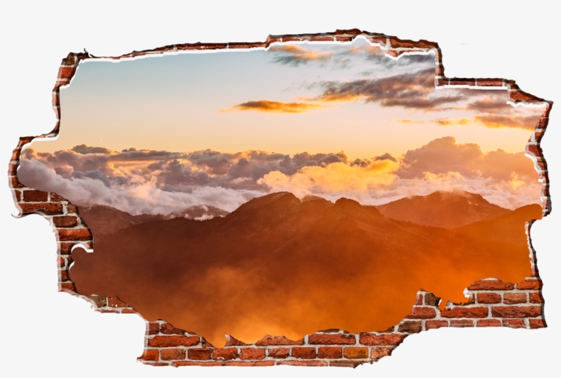 Zapwalls Decals Above The Mountain Orange Cloudy Sky - Potter's Heart: Powerful Prophetic Words, transparent png #738058