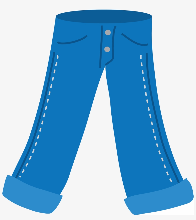 100ud83eudd37 Clothing Clip Art Images Black And White - Pants Clipart, transparent png #738418