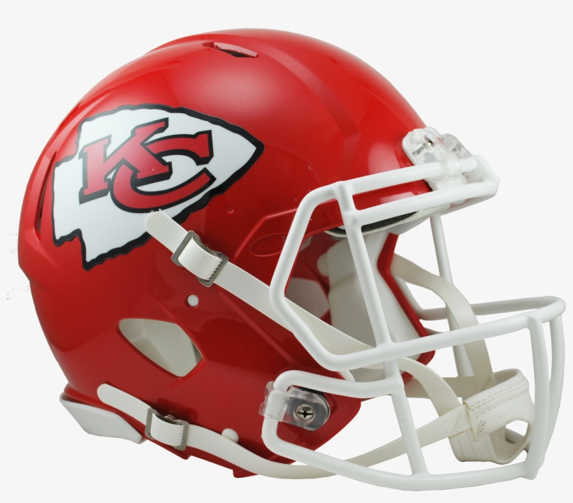 Nfl Kansas City Chiefs Speed Authentic Football Helmet, transparent png #738469