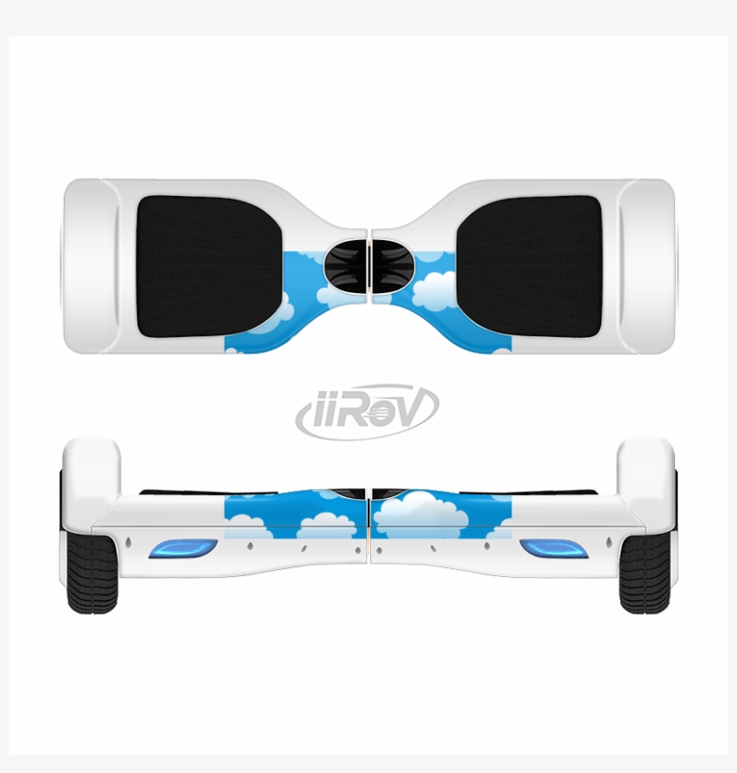 The Cartoon Cloudy Sky Full-body Skin Set For The Smart - Aqua Hoverboard, transparent png #738695