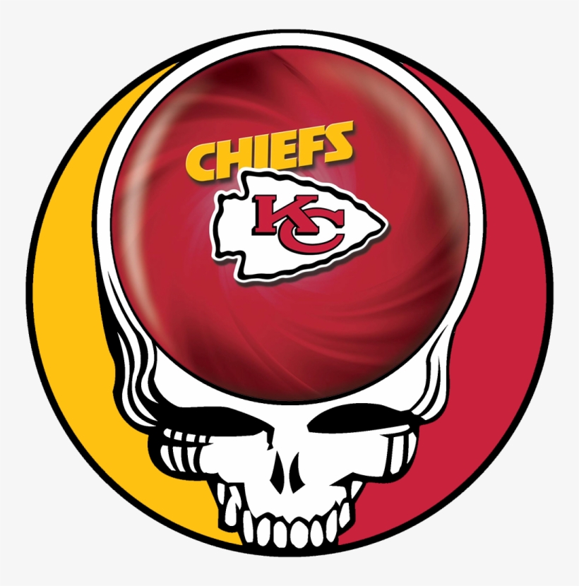 Kansas City Chiefs Skull Logo Decals Stickers - Steal Your Face Skull, transparent png #738824