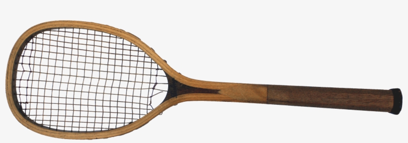 Antique Tennis Racket - Old Tennis Racket Png, transparent png #738845