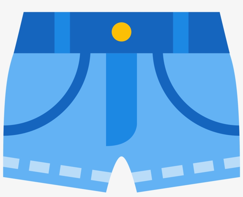 Denim Vector Blue Jeans - Shorts Png, transparent png #738959