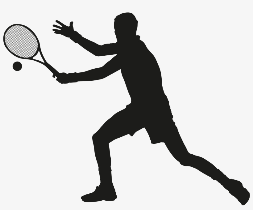 Tennis Ball Silhouette At Getdrawings - Tennis Png, transparent png #739056