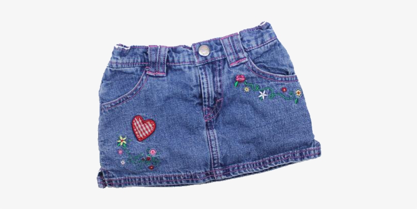 Jeans Skirt Png - Denim Skirt, transparent png #739511