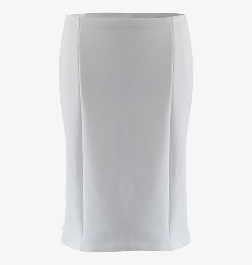 White Fitted Pencil Skirt - Tennis Skirt, transparent png #739665