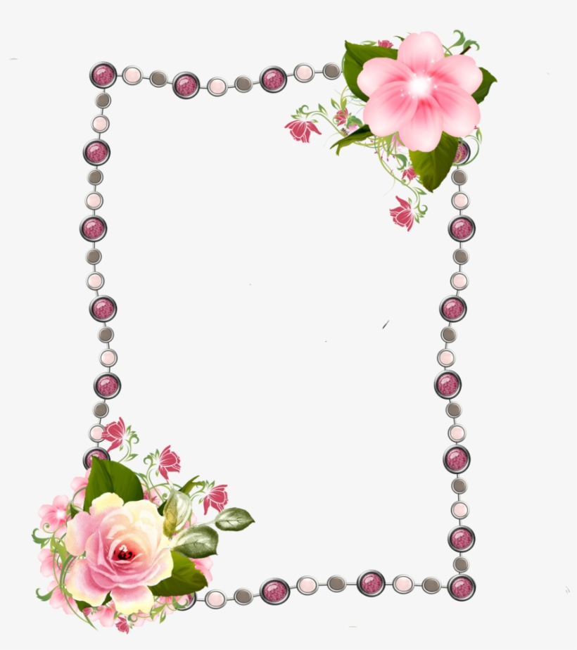 Borders And Frames, Borders For Paper, Cute Frames, - Png Frames Rose, transparent png #739984