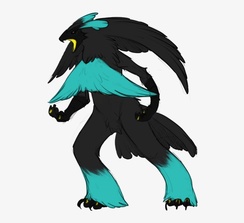Pokemon Variants- Based On The Magnificent Rifle Bird, transparent png #7300482