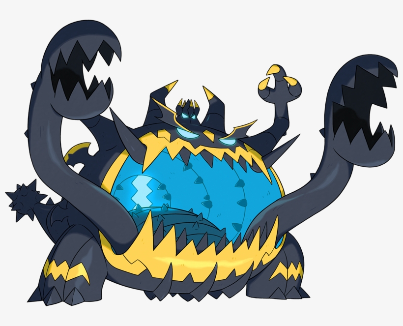Shiny Guzzlord Pokédex, transparent png #7301590
