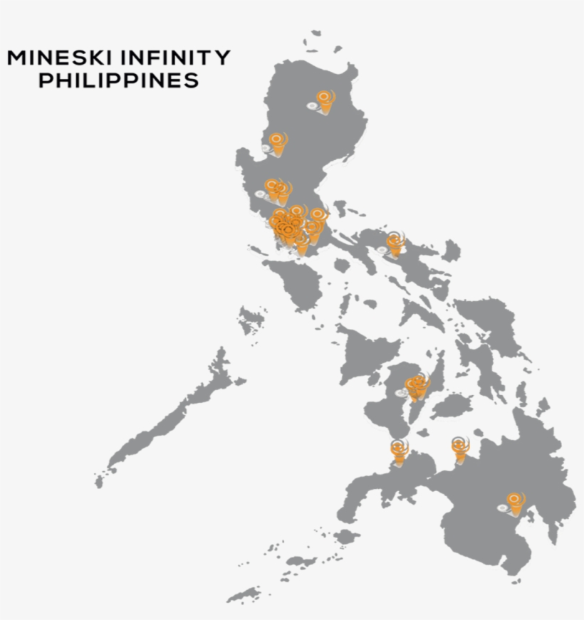 Map Of Mineski Infinity Branches Worldwide, transparent png #7302568