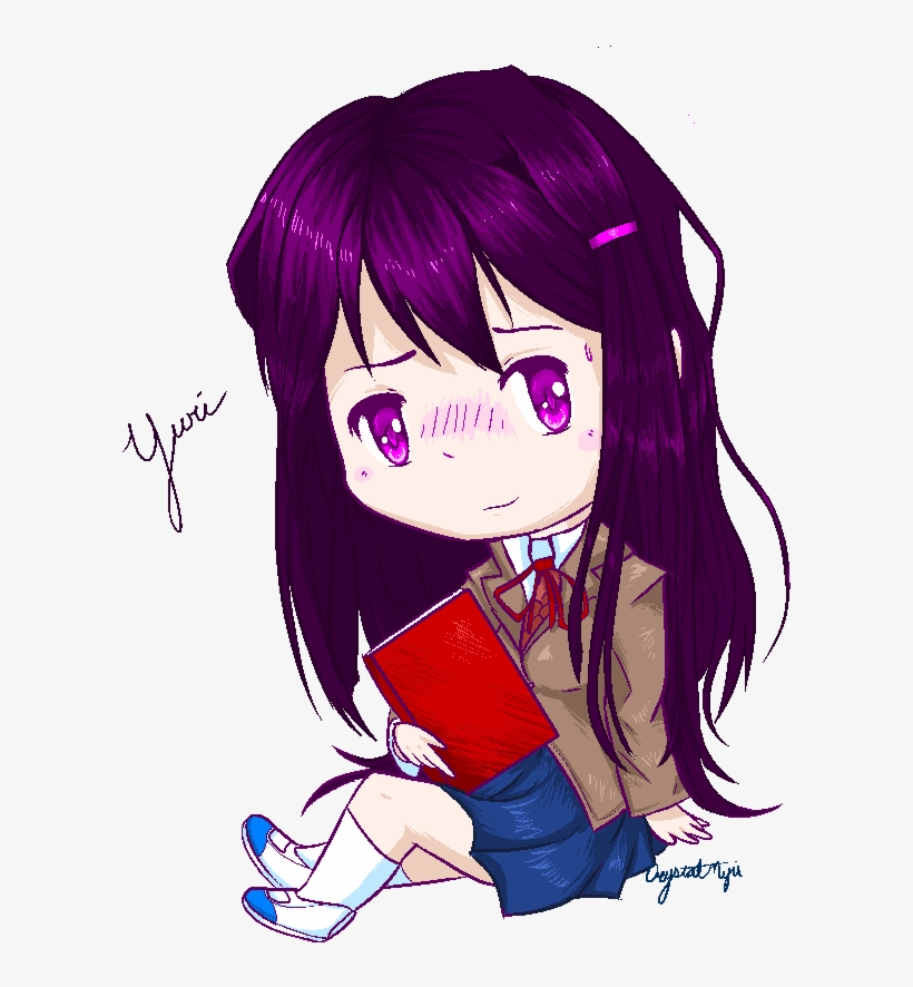 Yuri Drawing Chibi, transparent png #7303784