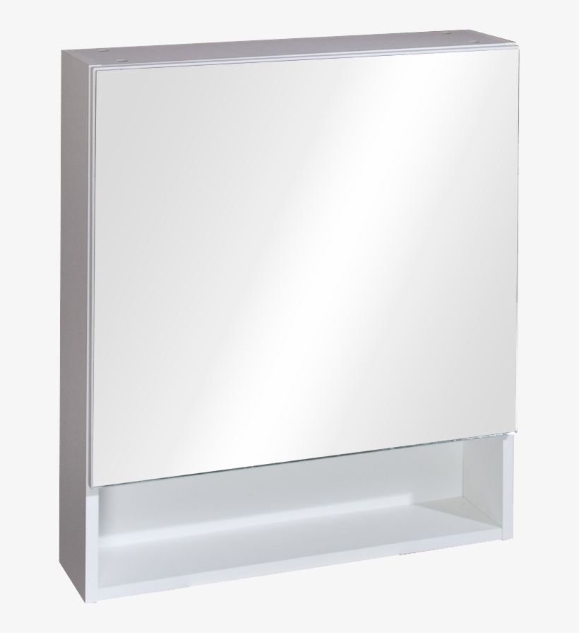 Mirror Vanity Shelf Naturel Vario 60 Cm, White, transparent png #7305312