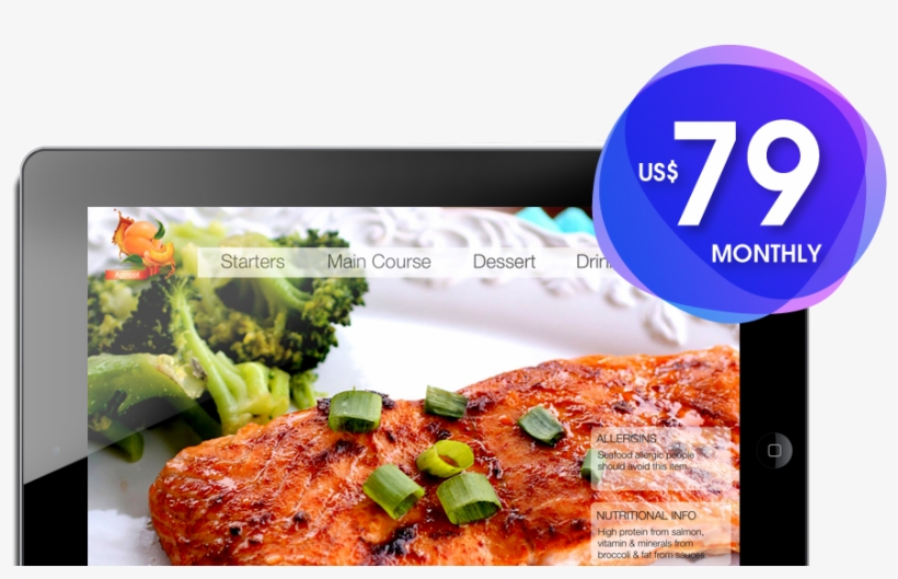 Digital Menu Application, transparent png #7308303