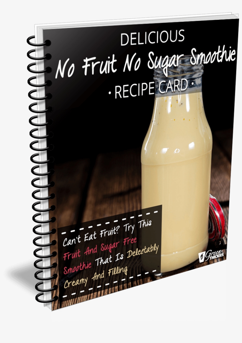 Delicious No Fruit No Sugar Smoothie Recipe Card, transparent png #7310300