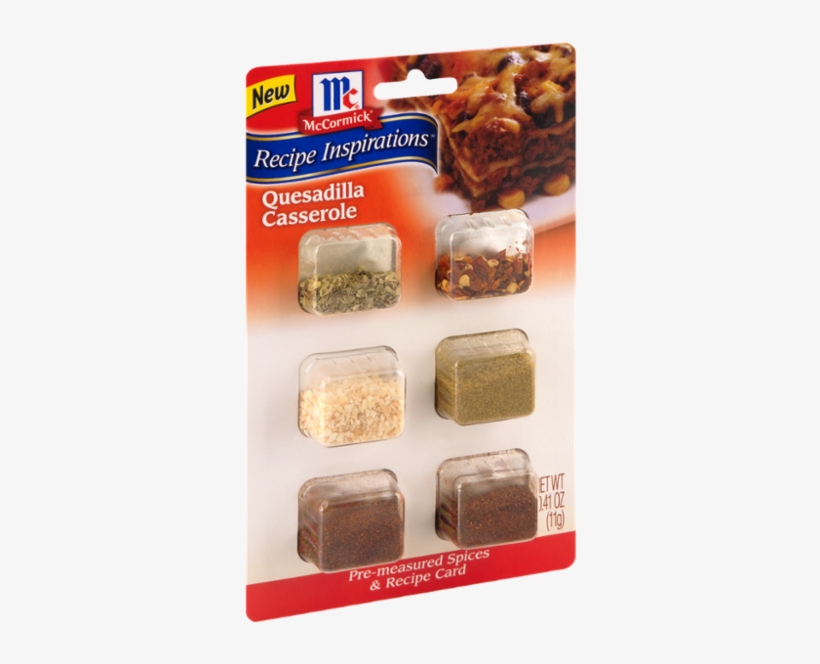 Mccormick® Quesadilla Casserole Pre-measured Spices, transparent png #7310438
