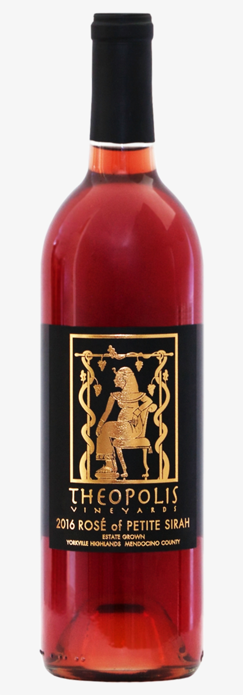 2016 Theopolis Vineyards Estate Grown Rosé Of Petite, transparent png #7312373