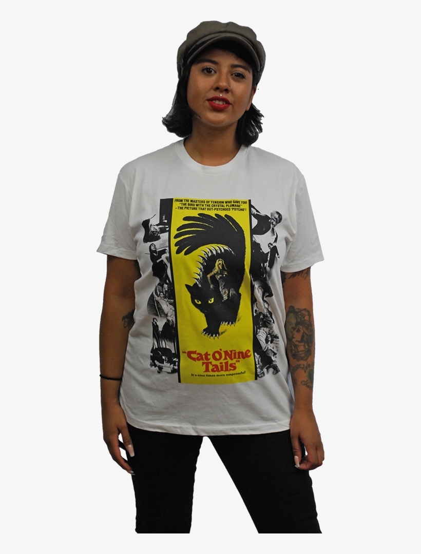 Dario Argento “cat O' Nine Tails” Poster T-shirt, transparent png #7312626