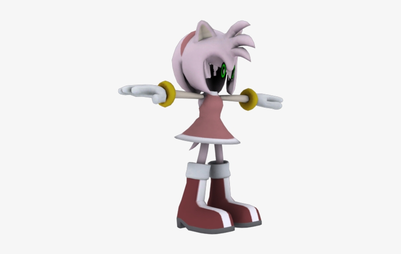 Amy Rose Model By Ryanlegojedi-d54vyzr, transparent png #7312710