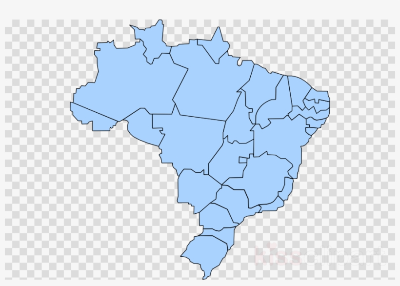 Clip Art Clipart Brazil Map Clip Art, transparent png #7313245