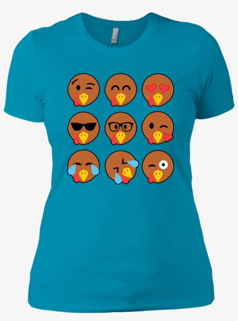 Turkey Emojis Thanksgiving Tshirt Nl3900 Next Level, transparent png #7313922