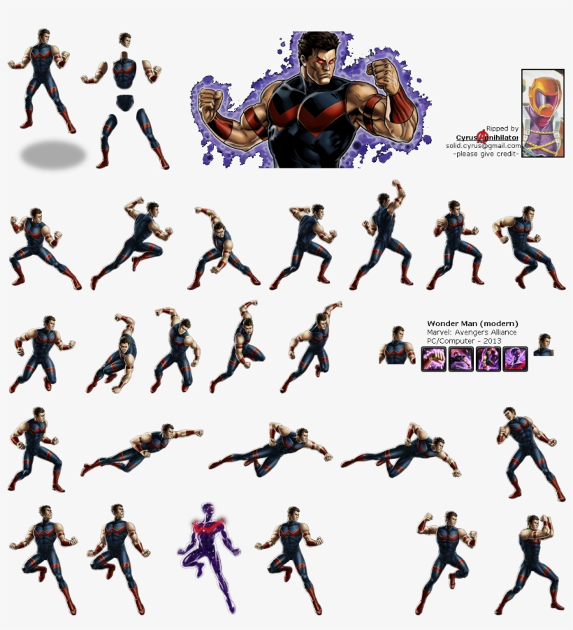 Click For Full Sized Image Wonder Man, transparent png #7316011