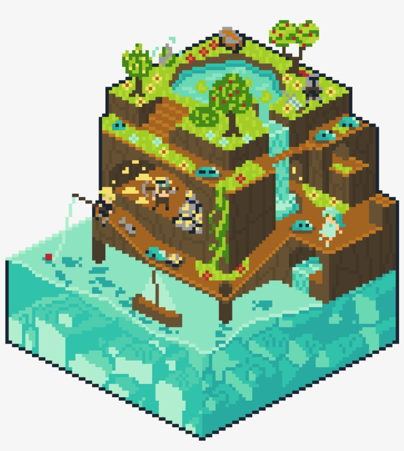 [oc] First Crack At Isometric, transparent png #7316726