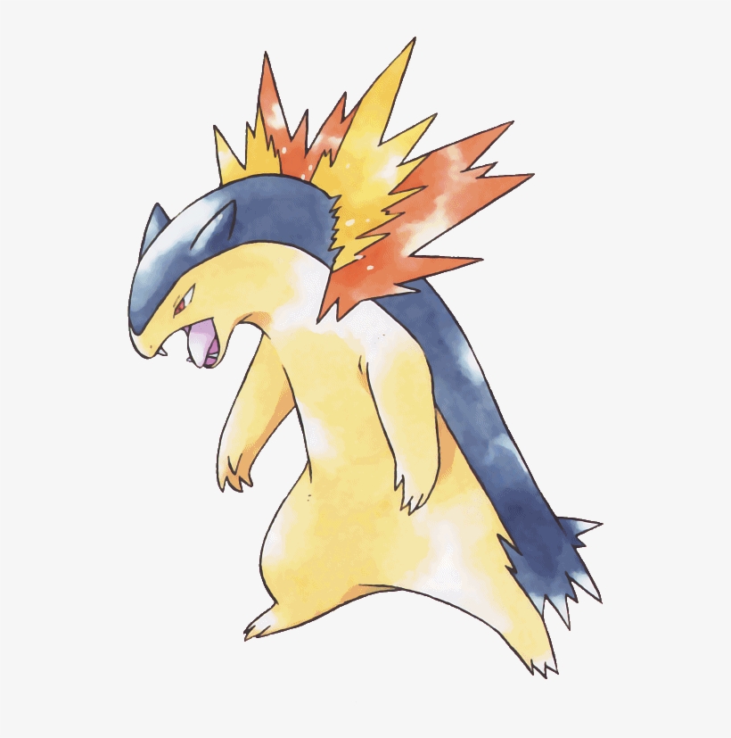 Typhlosion Old Pokemon, First Pokemon, Pokemon Pins,, transparent png #7317388