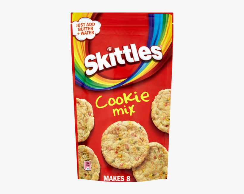 Skittles Cookie Mix 180g, transparent png #7317992