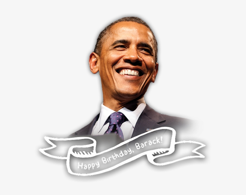 Happy Birthday, Barack Obama, transparent png #7318337