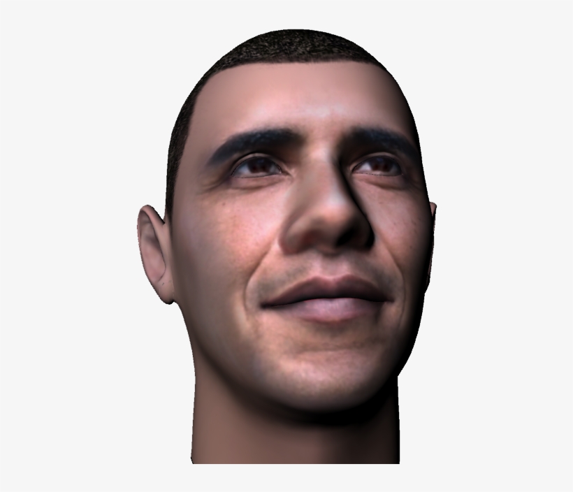 Obama Head Png, transparent png #7318400
