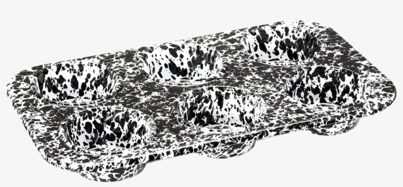 Muffin Pan Black Marble, transparent png #7320486