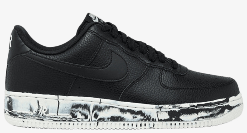 Air Force 1 '07 Lv8 'black Marble', transparent png #7320676