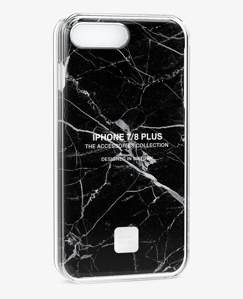 Iphone 8/7 Plus Case Black Marble, transparent png #7320822