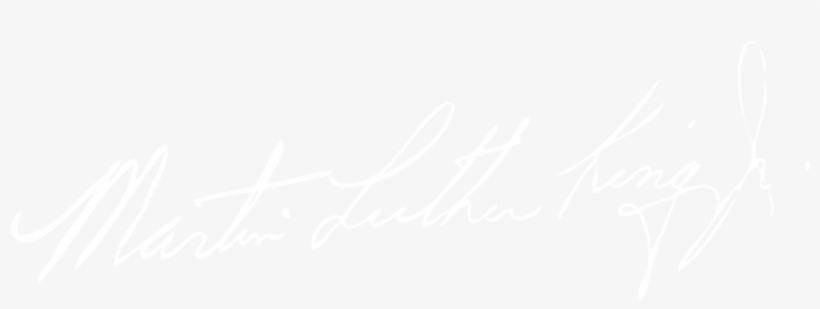 Dr Martin Luther King Jr Signature, transparent png #7320833