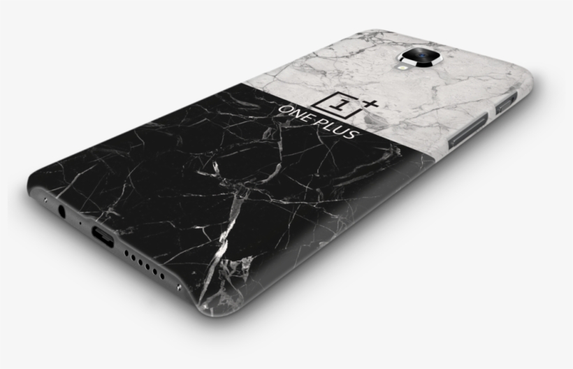 Grey & Black Marble Cover Case For Oneplus, transparent png #7321395