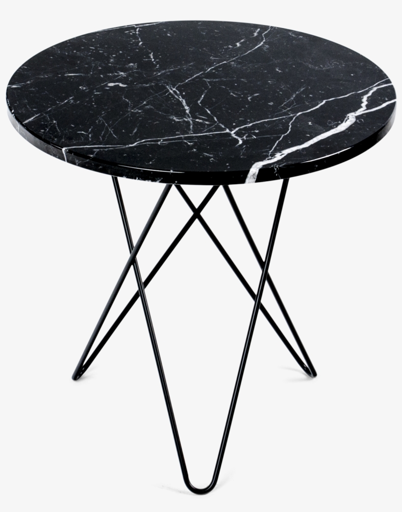 Tall Mini O Table, Black Frame, Black Marble, transparent png #7321487