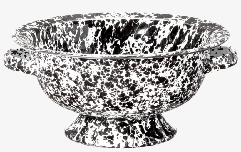 Small Black Marble Collander, transparent png #7321540