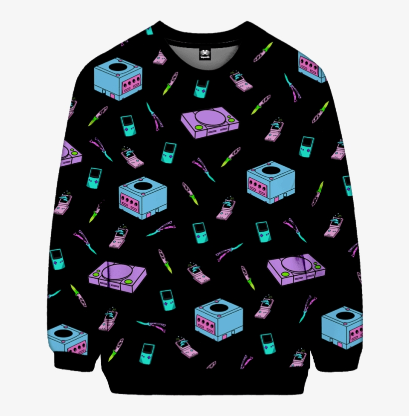 All Over Print Sweatshirt, transparent png #7321972