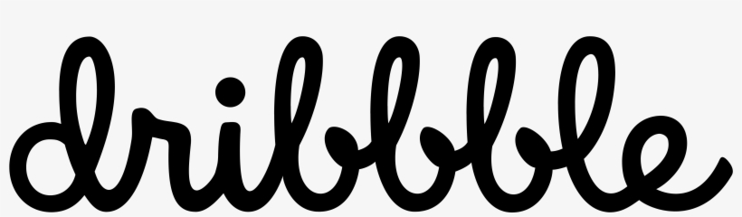 Dribbble Logo Black, transparent png #7323727