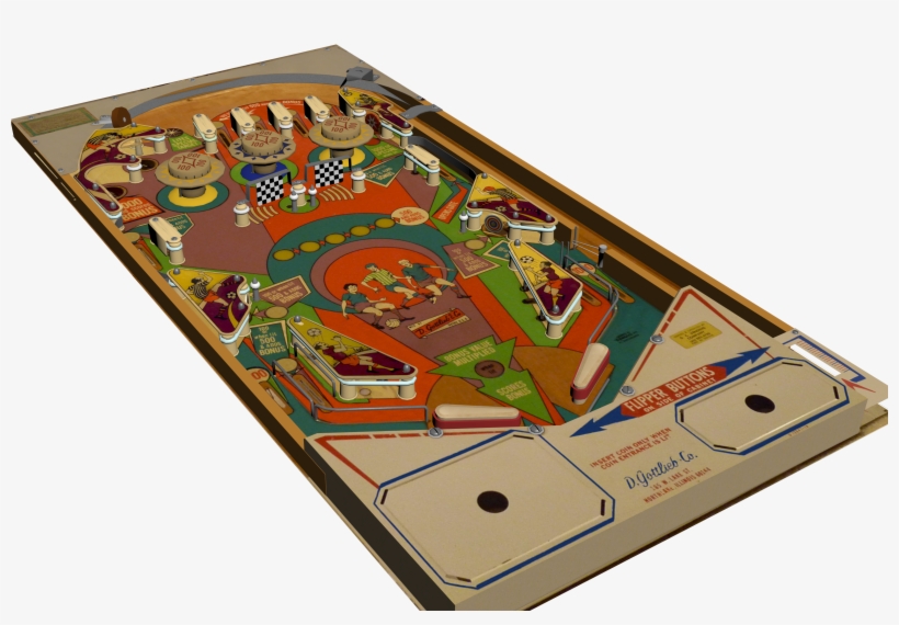 I Created This 3d Model Of My Own Gottlieb Soccer Pinball, transparent png #7328654