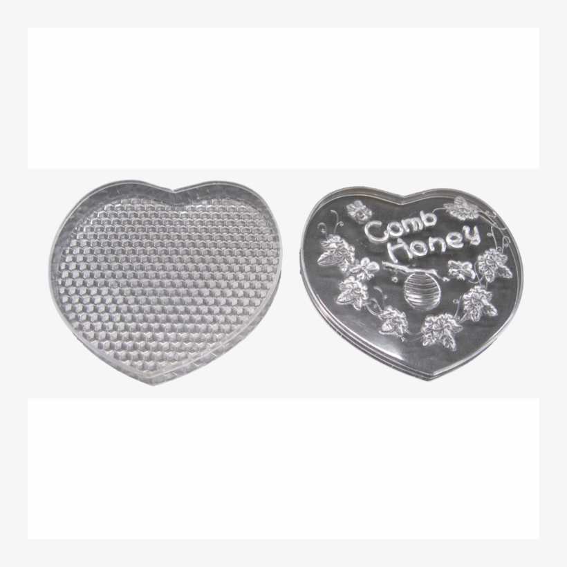 Heart Shape Comb Honey Container With Lid, transparent png #7328798