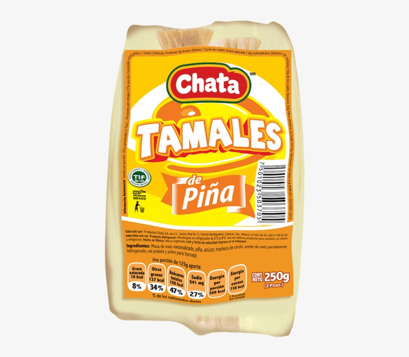 Chata Tamales De Piña 2 Piezas, transparent png #7330168