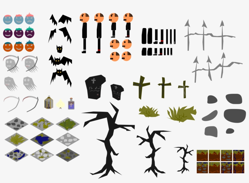 Spritesheet, transparent png #7331397