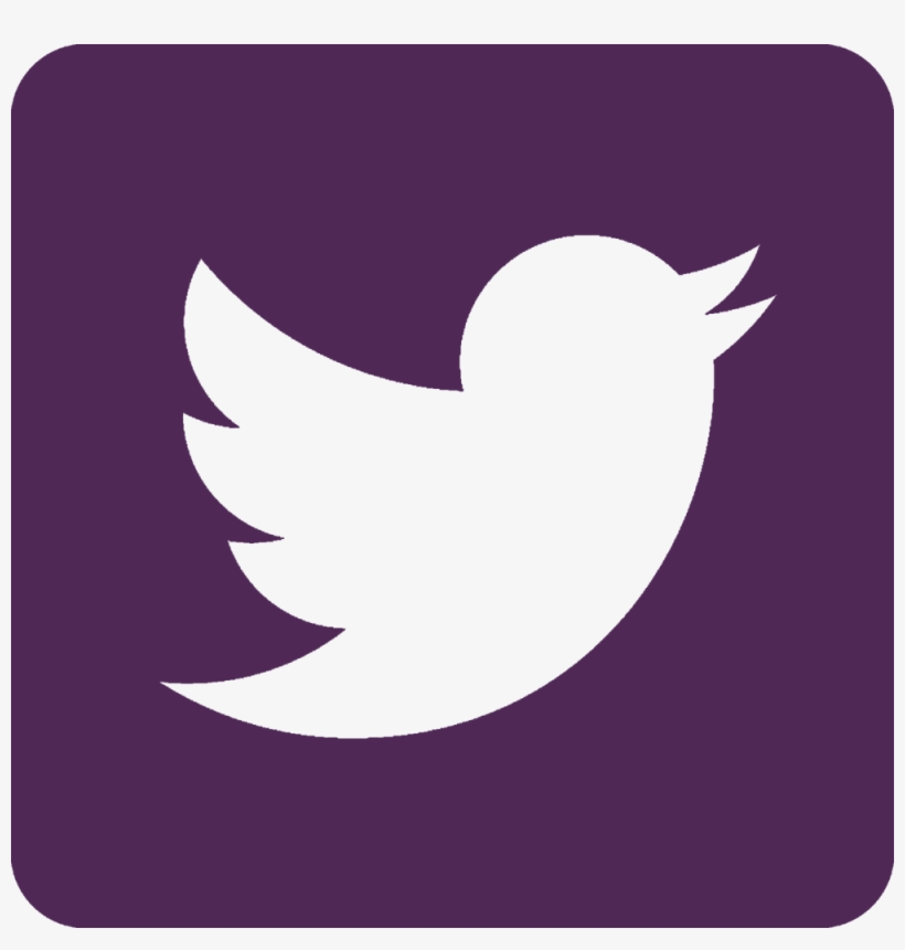 Twitter - Purple, transparent png #7331992